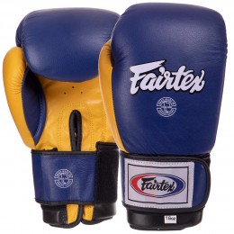 Боксерские перчатки кожаные FAIRTEX BO-3783 16 унций цвета в ассортименте