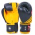 Перчатки боксерские кожаные TWINS FBGVL3-43 10-16 унций черный-желтый