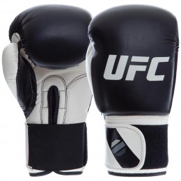 Перчатки боксерские UFC PRO Compact UHK-75005 L белый-черный