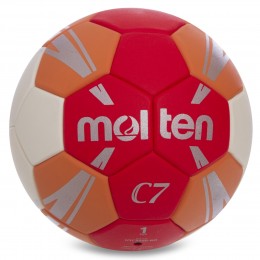 Мяч для гандбола MOLTEN C7 H2C3500-RO №2 PVC оранжевый