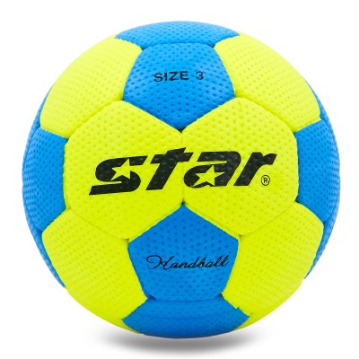 Мяч для гандбола STAR Outdoor JMC03002 №3 PU голубой-желтый