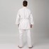 Кимоно для дзюдо белое MATSA MA-0013 (хлопок-плотность 450г на м2, размер 000-7, рост-110-200см)