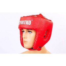 Шлем боксерский открытый Кожвинил SPORTKO UR OD1 Бокс (р-р М-XL, цвета в ассортименте)