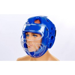 Шлем для тхэквондо с пластиковой маской BO-5490 DADO ( р-р S-L)
