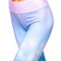 Лосины женские Domino Pastel 1630-5 S-L белый-фиолетовый-голубой