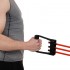 Эспандер трубчатый с ручками с дверным фиксатором SportTrade Resistance Band 8021-30-170 30LB d-12мм l-170см красный