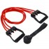 Эспандер трубчатый с ручками с дверным фиксатором SportTrade Resistance Band 8021-30-170 30LB d-12мм l-170см красный