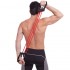 Эспандер трубчатый с ручками для фитнеса SportTrade Resistance Band 8021-30 75см нагрузка 13,5кг 30LB красный