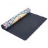 Коврик для йоги Замшевый Record FI-5662-14 размер 183x61x0,3см бежевый с цветочным принтом