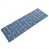 Коврик для йоги Замшевый Record FI-5662-17 размер 183x61x0,3см синий-черный, с принтом Восток