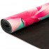 Коврик для йоги Замшевый Record FI-5662-27 размер 183x61x0,3см бирюзовый с принтом Спокойствие Лотоса