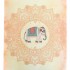 Коврик для йоги Замшевый Record FI-5662-39 размер 183x61x0,3см бежевый с принтом Слон и Сад