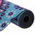 Коврик для йоги Замшевый Record FI-5662-56 размер 183x61x0,3см голубой-розовый