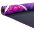 Коврик для йоги Замшевый Record FI-5663-5 размер 183x61x0,1см оранжевый, с принтом Калейдоскоп