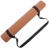 Коврик для йоги пробковый каучуковый с принтом Record FI-7156-5 183x61мx0.4cм коричневый