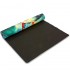 Коврик для йоги Джутовый (Yoga mat) Record FI-7157-3 размер 183x61x0,3см принт Зимородки и Лотос