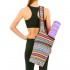 Сумка для фитнеса и йоги через плечо KINDFOLK Yoga bag SportTrade FI-8364-1 оранжевый-голубой