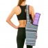 Сумка для фитнеса и йоги через плечо KINDFOLK Yoga bag SportTrade FI-8364-3 серый-синий
