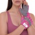 Перчатки для фитнеса женские Zelart SB-161954 размер XS-M розовый-серый