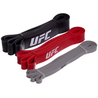 Резинка петля для подтягиваний набор 3шт UFC UHA-699225 POWER BAND цвета в ассортименте