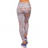 Лосины женские Domino YH82 S-L оранжевый-бежевый