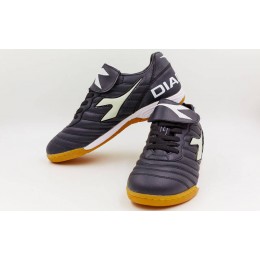 Обувь для зала мужская DIA OB-9609-BKW (р-р 40-45) (верх-PU, подошва-PU, черный, лого-белый)