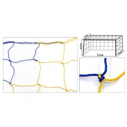 Сетка на ворота футбольные любительская узловая (2шт) Эконом 1,5 UR SO-5295 (PP 2,5мм, яч. 15x15см)