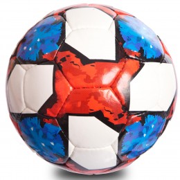Мяч футбольный MATSA FB-0711 №5 PU белый-синий-красный