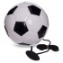 Мяч футбольный тренажер SP-TRADE OFFICIAL FB-6883-3 №3 PU черный-белый