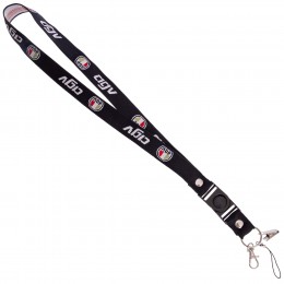 Шнурок для ключей на шею AGV Sport Trade M-4559-26 50см черный