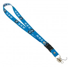 Шнурок для ключей на шею BMW Sport Trade M-4559-9 50см синий
