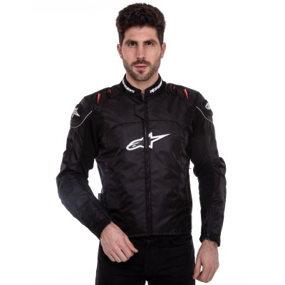 Мотокуртка с защитой и аэродинамическим горбом Alpinestar MS-1219-G L-2XL черный