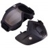 Защитная маска-трансформер Sport Trade MT-009-BKS черный серебряные линзы