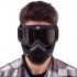 Защитная маска-трансформер Sport Trade MT-009-BKS черный серебряные линзы