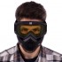 Защитная маска-трансформер Sport Trade MT-009-BKY черный желтые линзы