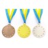 Медаль спортивная с лентой WIN d-6,5см C-6405 (металл,1-золото,2-серебро,3- бронза d-6,5см, 38g