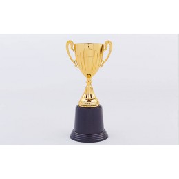 Кубок спортивный с ручками AIM C-4522 (пластик, h-22см, b-10см, d чаши-6,5см, золото, серебро, бронза)