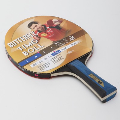 Ракетка для настольного тенниса 1 штука BUTTERFLY 85021 TIMO BOLL GOLD (древесина, резина)