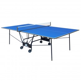Стол теннисный GSI-Sport MT-4692 (Gk-4) (складной,ДСП толщина16мм, металл, размер 2,74х1,52х0,76м, сетка, синий)