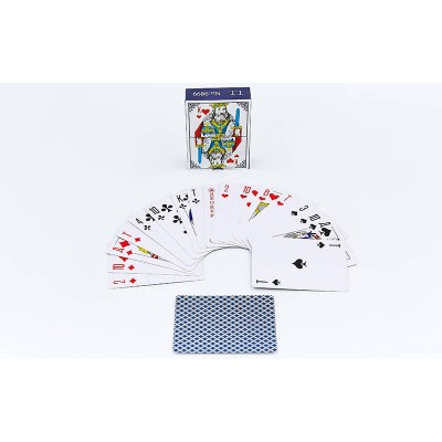 Игральные карты с ламинированным покрытием 9899 (колода в 54 листа, толщина-0,3мм)