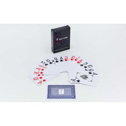 Игральные карты пластиковые IG-6010 POKER CLUB (колода в 54 листа, толщина-0,32мм)