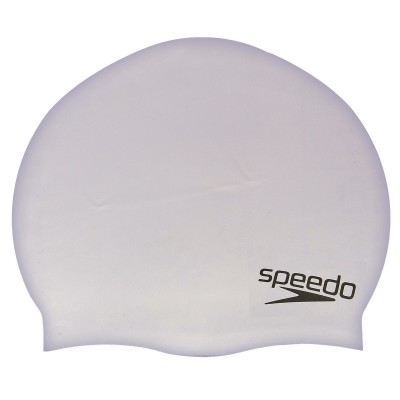 Шапочка для плавания SPEEDO PLAIN MOULDED 8709849086 серебряный