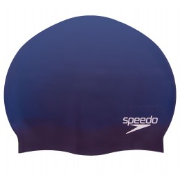 Шапочка для плавания SPEEDO PLAIN FLAT SILICONE CAP 8709910011 темно-синий