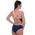 Купальник спортивный для плавания слитный женский ARENA TEAM STRIPE AR001195-701 36-40-USA синий