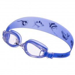 Очки для плавания детские MadWave COASTER KIDS M041501 голубой