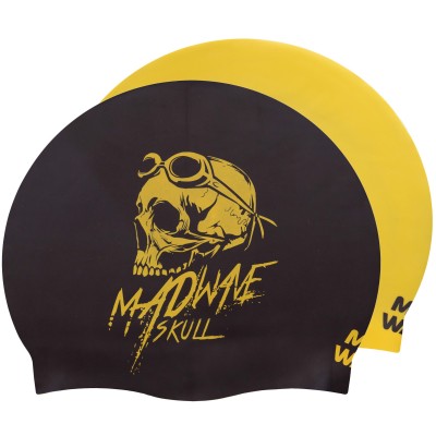 Шапочка для плавания двухсторонняя MadWave SWIM SCULL reversible M055025 цвета в ассортименте