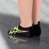Обувь Skin Shoes для спорта и йоги S-Trade Иероглиф PL-0419-BK размер 34-45 черный-салатовый