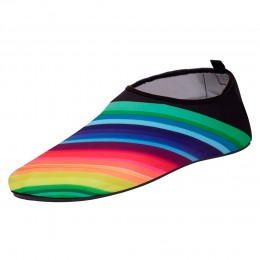 Обувь Skin Shoes для спорта и йоги S-Trade Радуга PL-1814 размер 34-45 черный