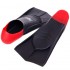 Ласты для тренировок в бассейне короткие с закрытой пяткой CIMA PL-6090-02 размер 30-44 черный-красный