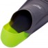 Ласты для тренировок в бассейне короткие с закрытой пяткой CIMA PL-6090-05 размер 30-44 серый-зеленый
